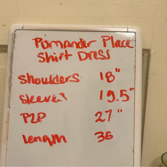 NEW Pomander Place Cotton Shirt Midi Dress Resort Minimalist Coastal XL - Picture 9 of 9